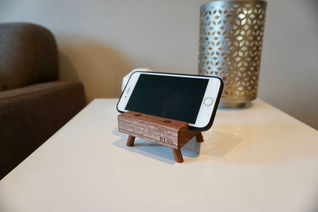 Mid Century Modern Phone Stand iPhone Desk Accessory Simple Etsy