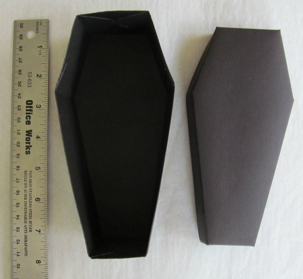 COFFIN Casket Party Favor Box for Halloween Goth Party Etsy