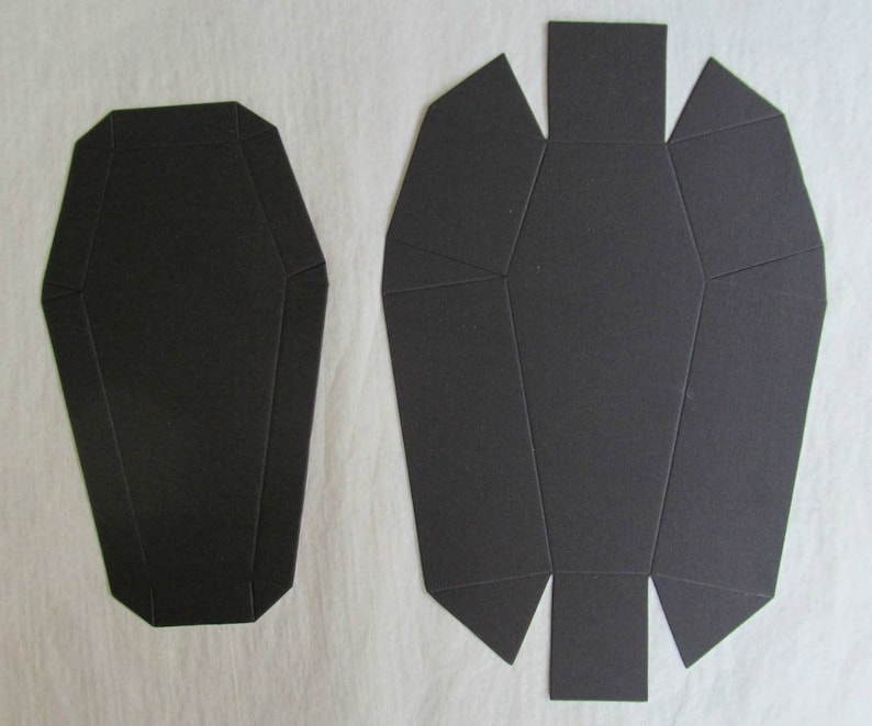 COFFIN Casket Party Favor Box for Halloween Goth Party Etsy