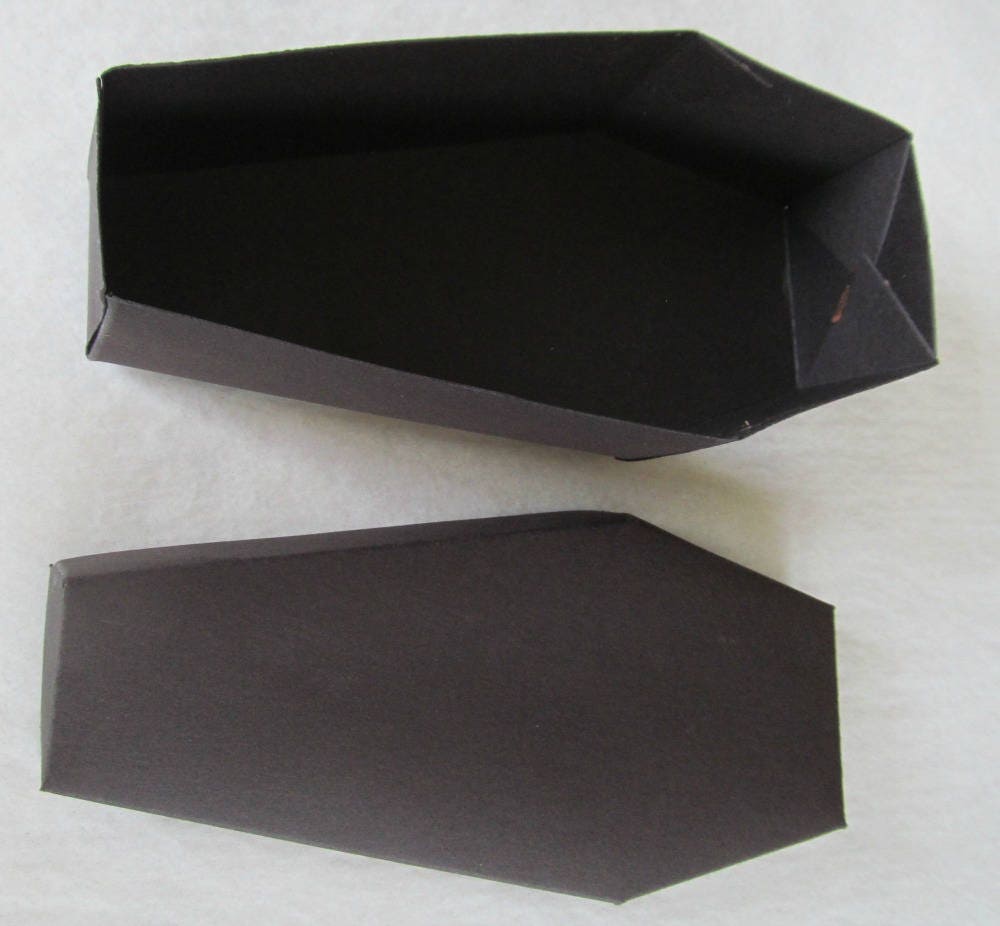 COFFIN Casket Party Favor Box for Halloween Goth Party Etsy