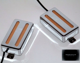 Humbucker set of two pickups with special covers