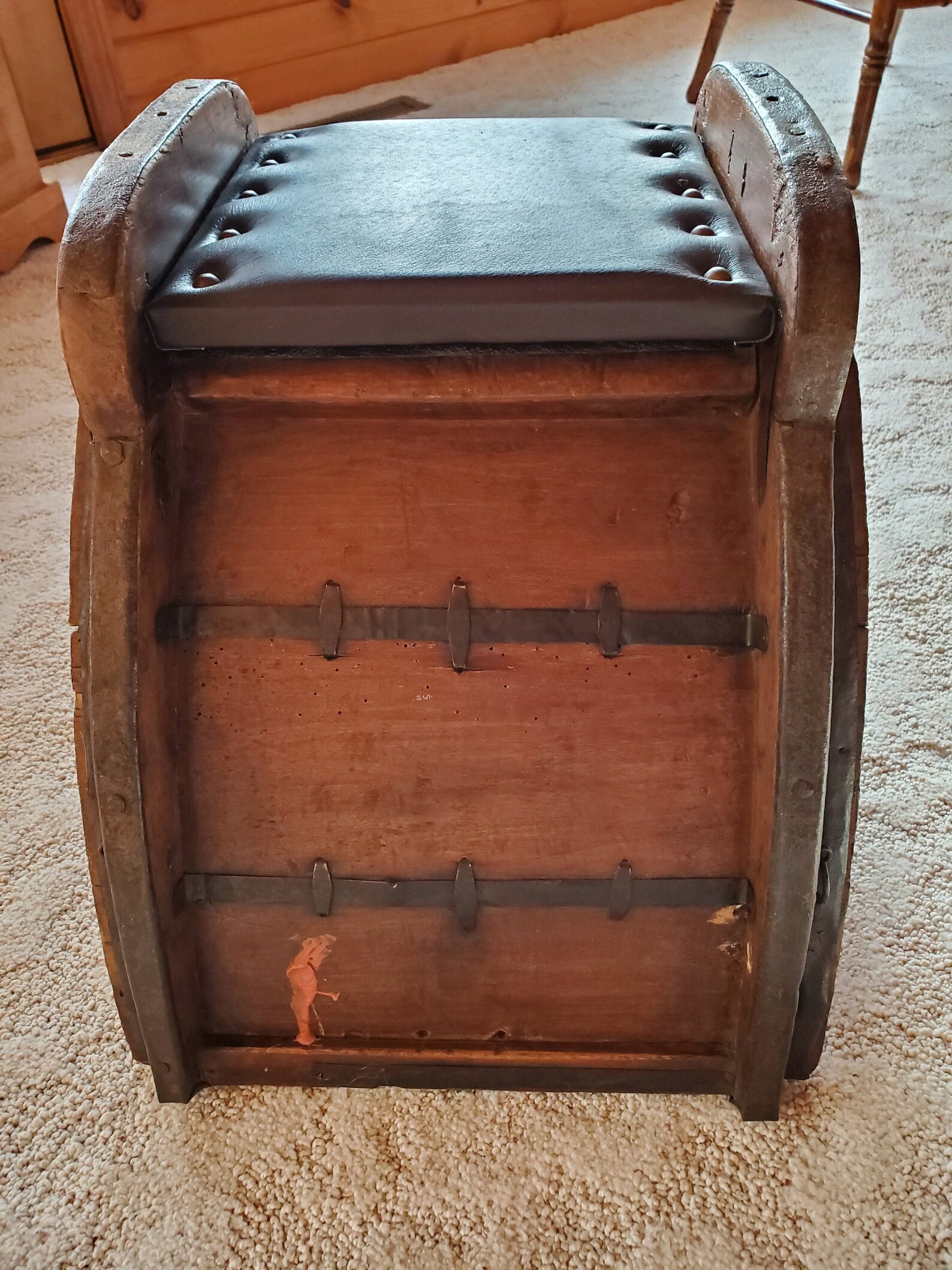 Chinese Antique Wooden Horse Saddle Etsy