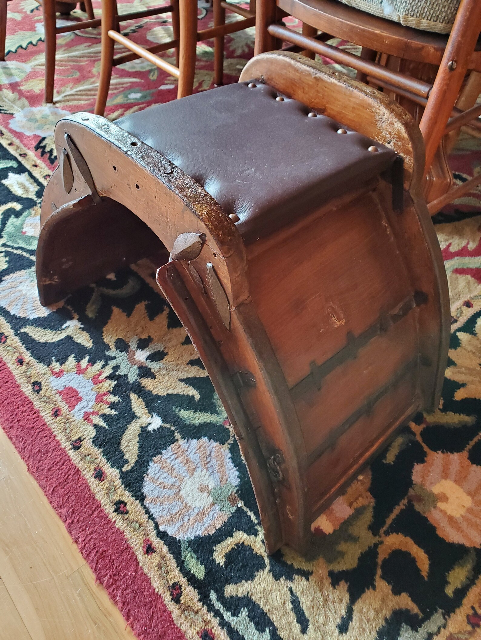 Chinese Antique Wooden Horse Saddle Etsy