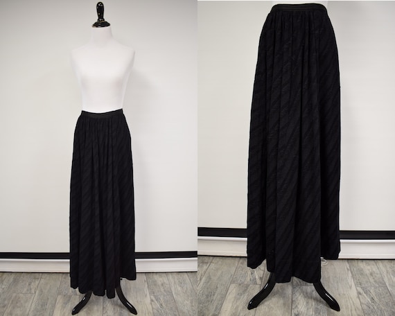 1910s Edwardian Wool Matelassé Walking Skirt // An
