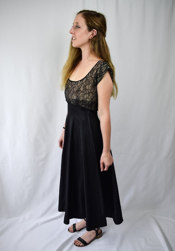 1940s Lace Evening Gown // 40s Formal Gown // 194… - image 3