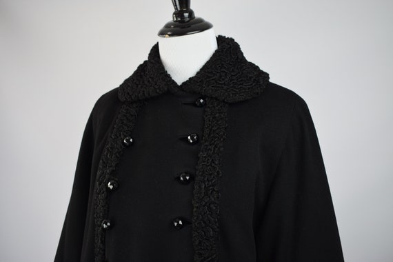 1940/50s Blouson Sleeve Double Breasted Coat // 4… - image 7