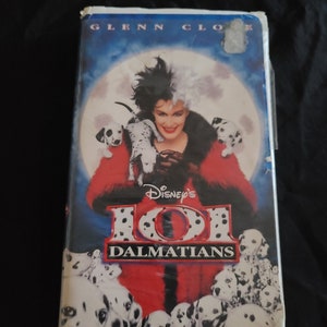 Disney 101 Dalmatians Glen Close Vhs