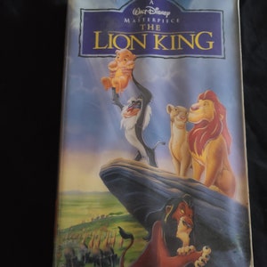 Disney Masterpiece Vhs The Lion King