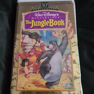 Disney Junglebook Vintage Vhs