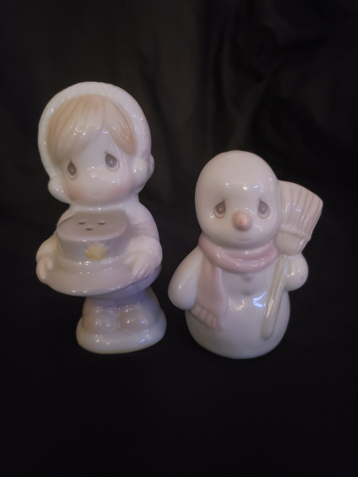 Precious Moments Salt and Pepper Shaker Set Etsy