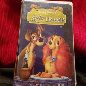 Disney Masterpiece Lady and The Tramp Vintage Vhs