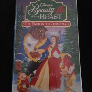 Disney Beauty and The Beast Enchanted Christmas Vhs