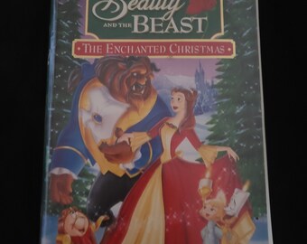 Disney Beauty and The Beast Enchanted Christmas Vhs