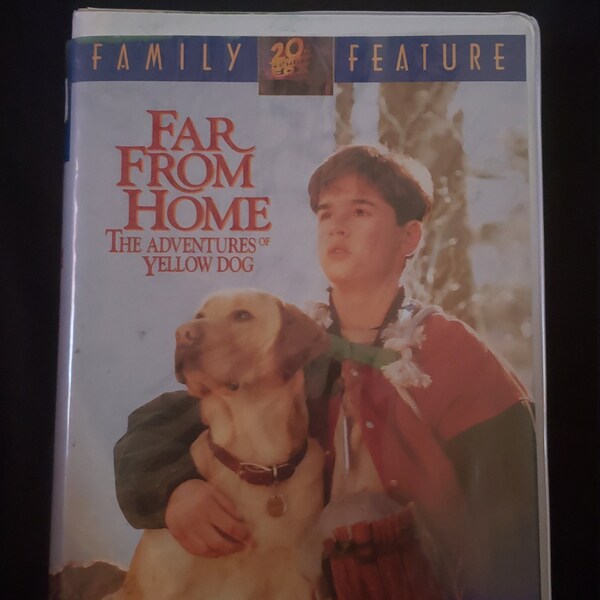 Far From Home The Adventure Of Yellow Dog Vintage Vhs