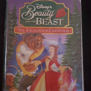 Disney Beauty and The Beast The Enchanted Christmas Vhs