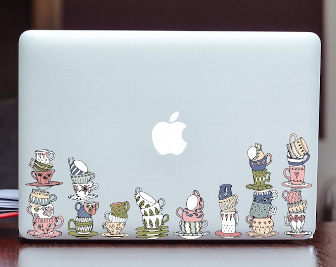 Illustrated Hanging Plant Laptop Stickers Set of 5 Etsy