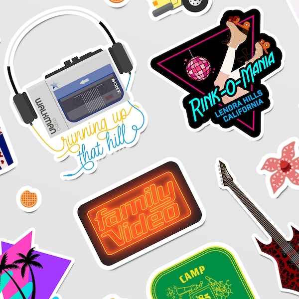 Strangers Things Stickers Etsy