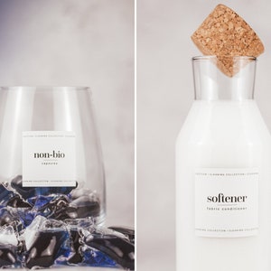 Cleaning Labels | Laundry Labels | Utility Room Labels | Water & Oil Resistant