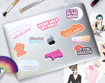 RuPaul's Drag Race Stickers: Laptop & Planner Decals
