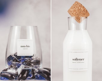 Cleaning Labels | Laundry Labels | Utility Room Labels | Water & Oil Resistant