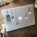 Illustrated Hanging Plant Laptop Stickers - Set of 5 - Succulent Stickers - Laptop Art