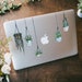 Illustrated Hanging Plant Laptop Stickers - Set of 5 - Succulent Stickers - Laptop Art 