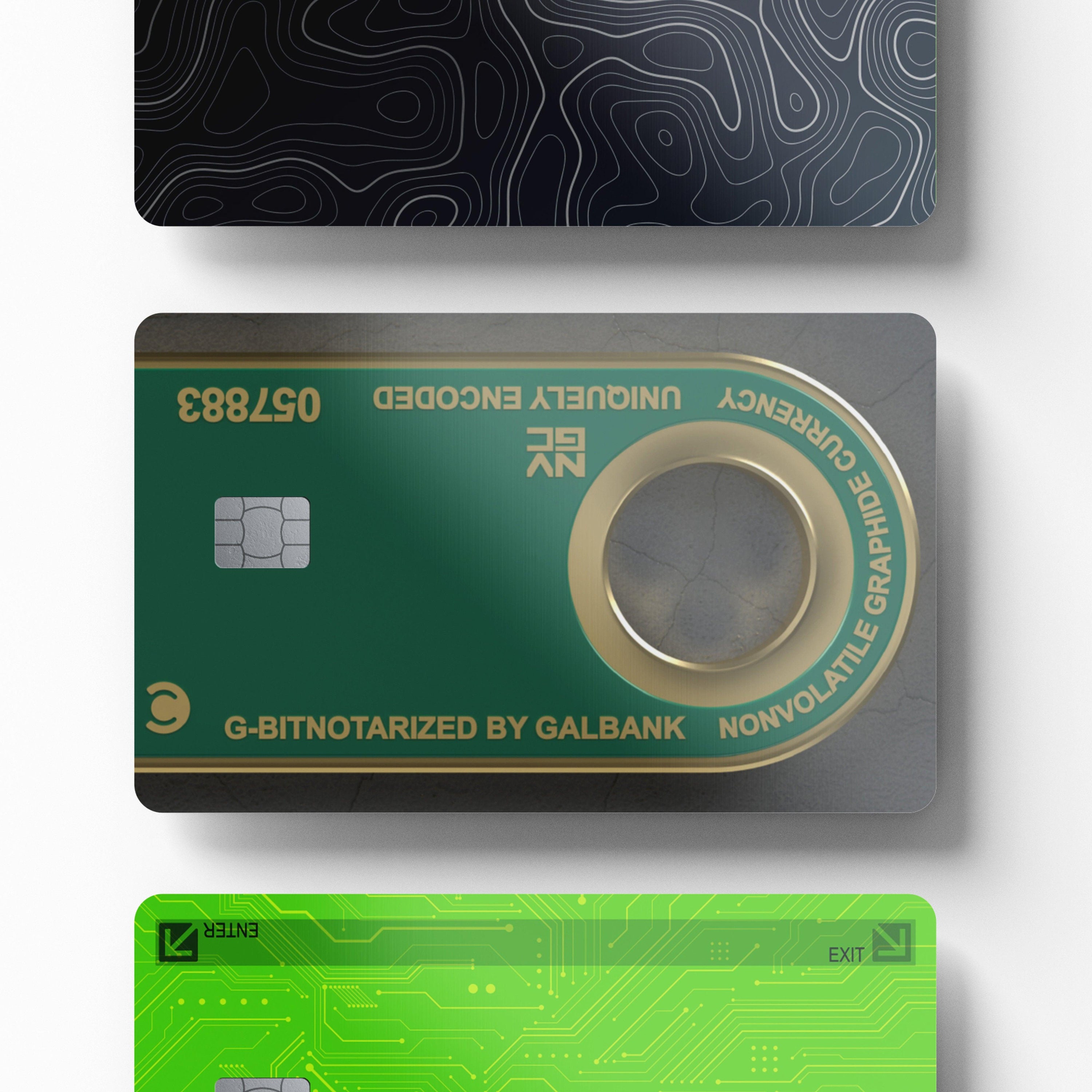 Autocollants Carte Crédit CREATCABIN - 4 Styles Astronautes Protection PVC