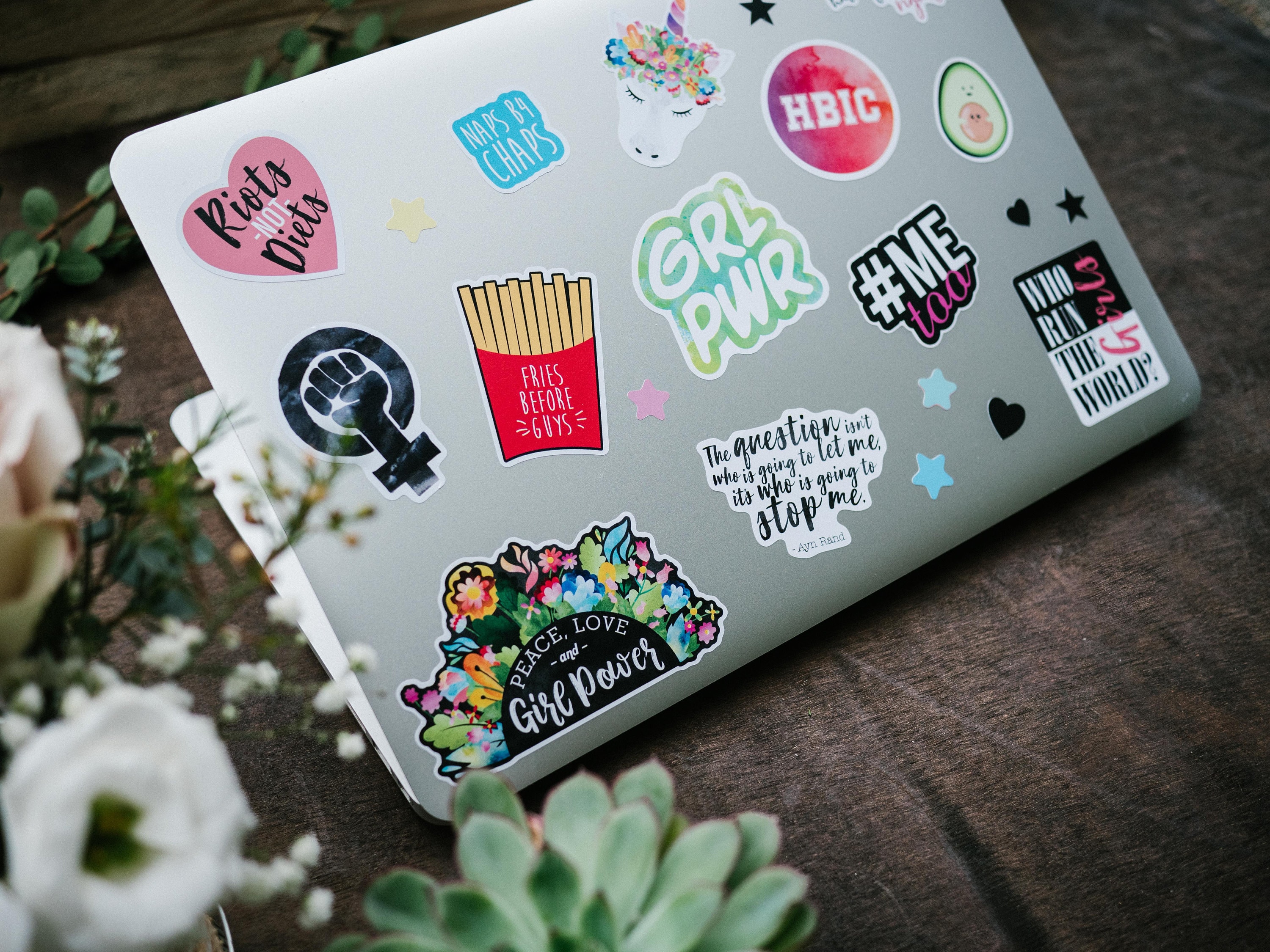 Girl Power Sticker Set Feminism Stickers/girl Power Stickers/gifts for  Girls/laptop Stickers/illustrated Decals 