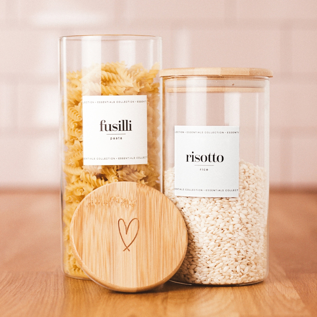 50 Etichette Adesive Cancellabili Per Barattoli - 15x10 Cm, Superficie Lavagna, Per Vetro, Plastica E Carta - Foto 2