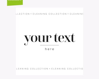 6 Custom Cleaning Collection Pantry Labels