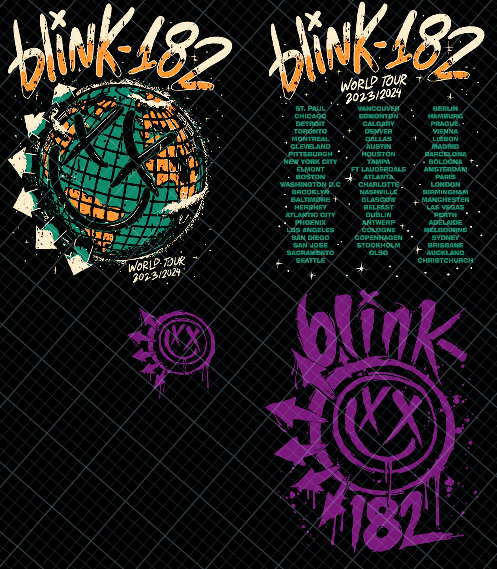 4 Png Blink 182, Blink 182 Smile Png, Blink 182 Merch, Blink 182 Design, Blink 182 World Tour