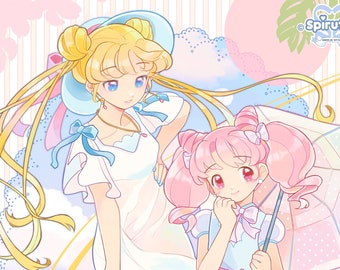 PRINT/POSTER - Summer Scouts~! - thick glossy paper / multiple sizes