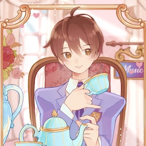 REDUCED - PRINT/POSTER - Welcome to the Host Club~ ( former version ) - thick glossy paper / multiple sizes