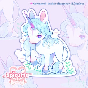 STICKER - Last Unicorn - Glossy Vinyl Peelback