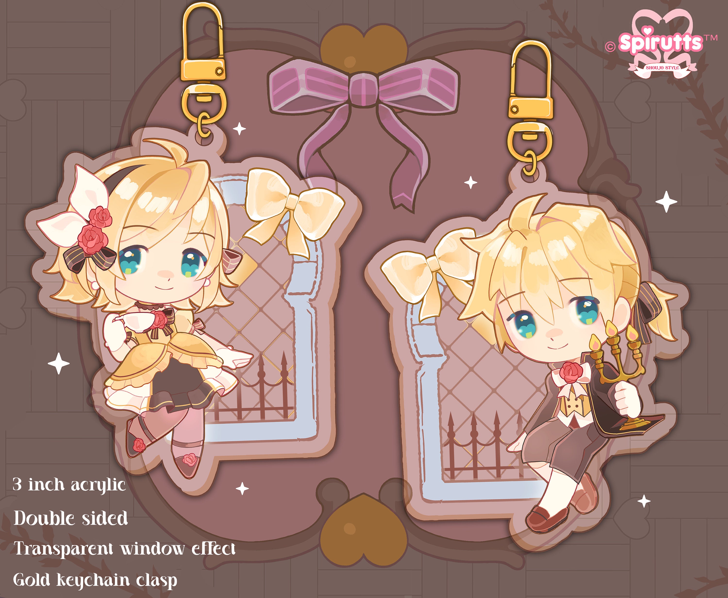 Keychain(s) - Daughter of Evil - Double-sided Acrylic/matching