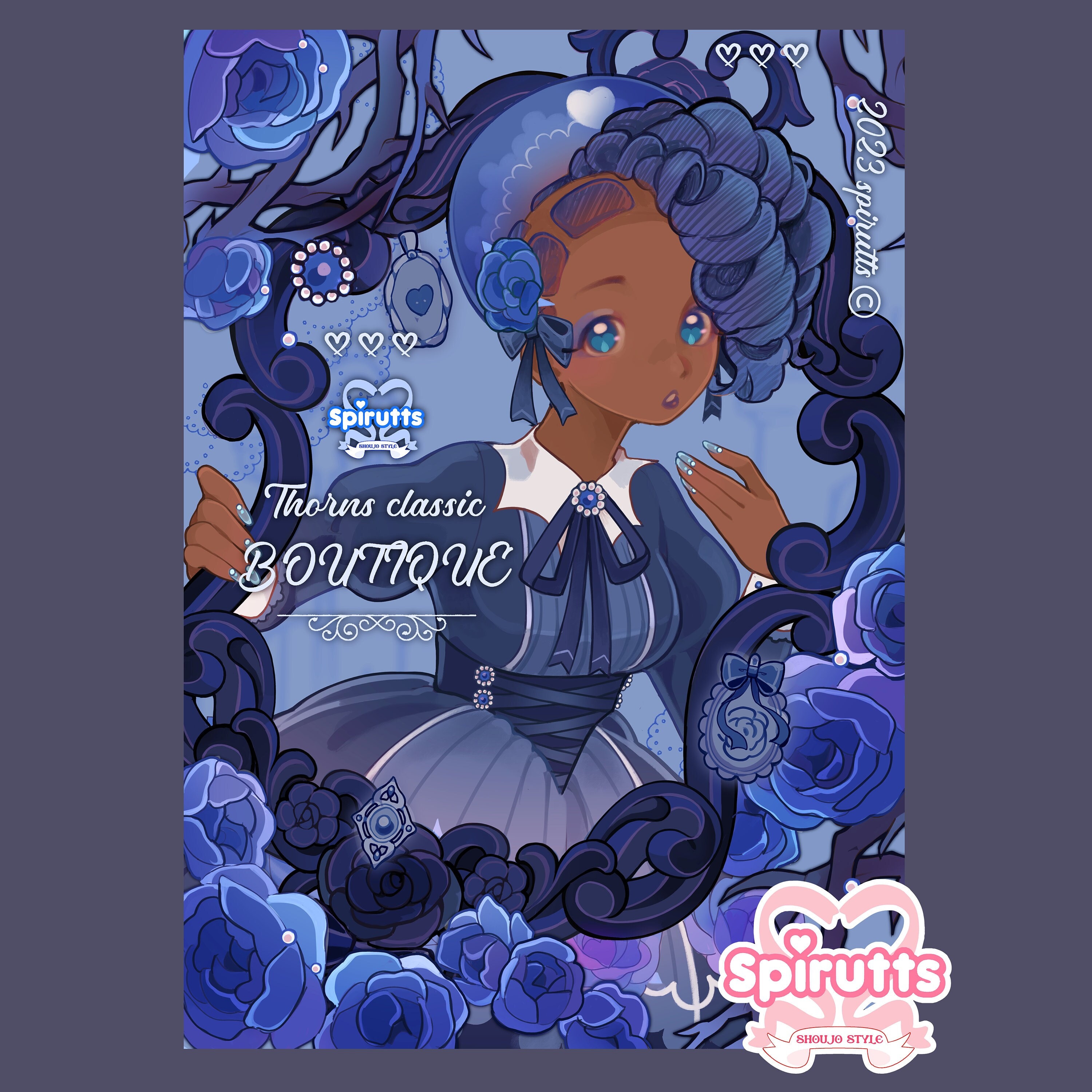 Copy of PRINT/POSTER - Thorn ~ the Gothic Classic Lolita - Thick