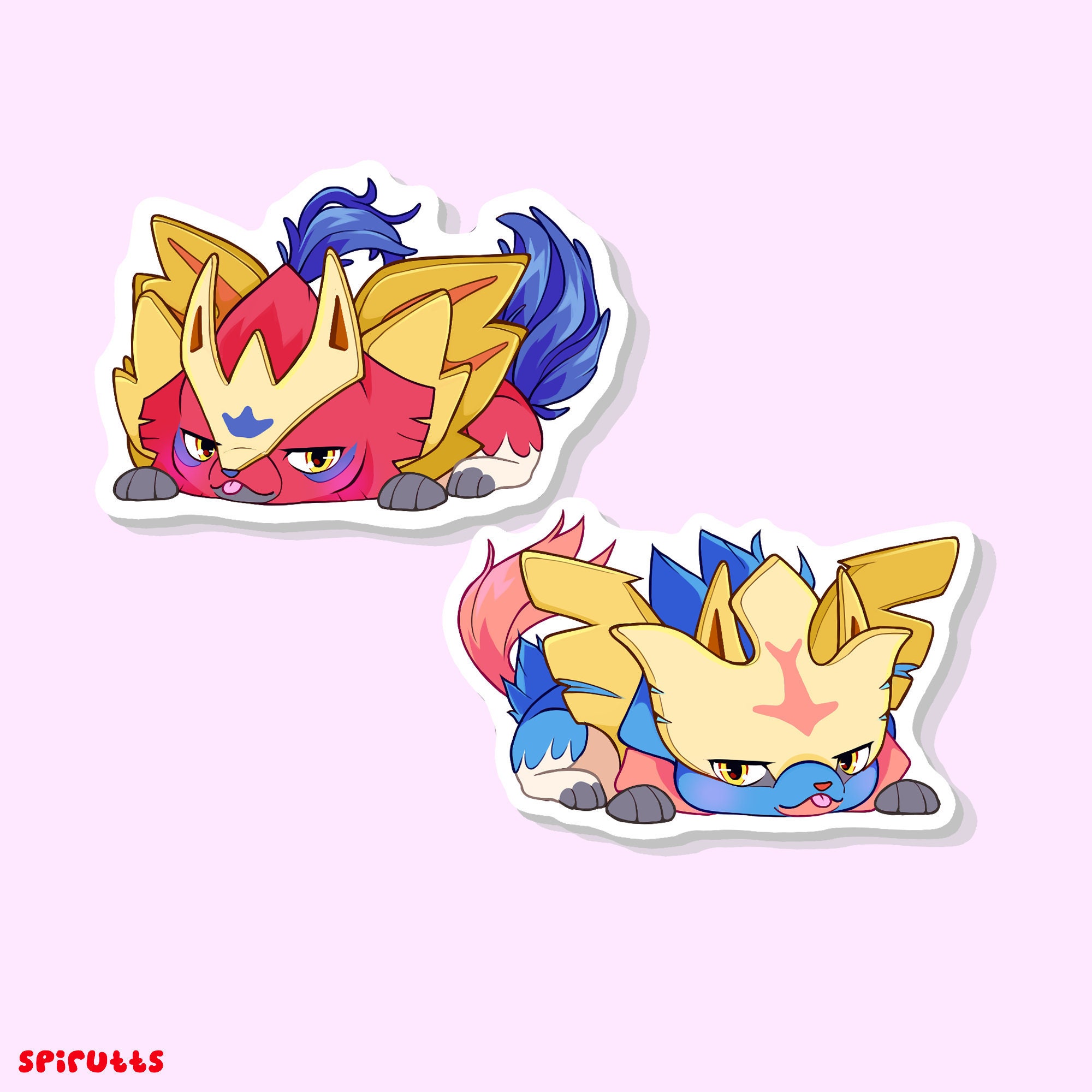 Zacian, Zamazenta, Eternatus - 3 Vinyl Pokemon Sticker Set — Logan Arch