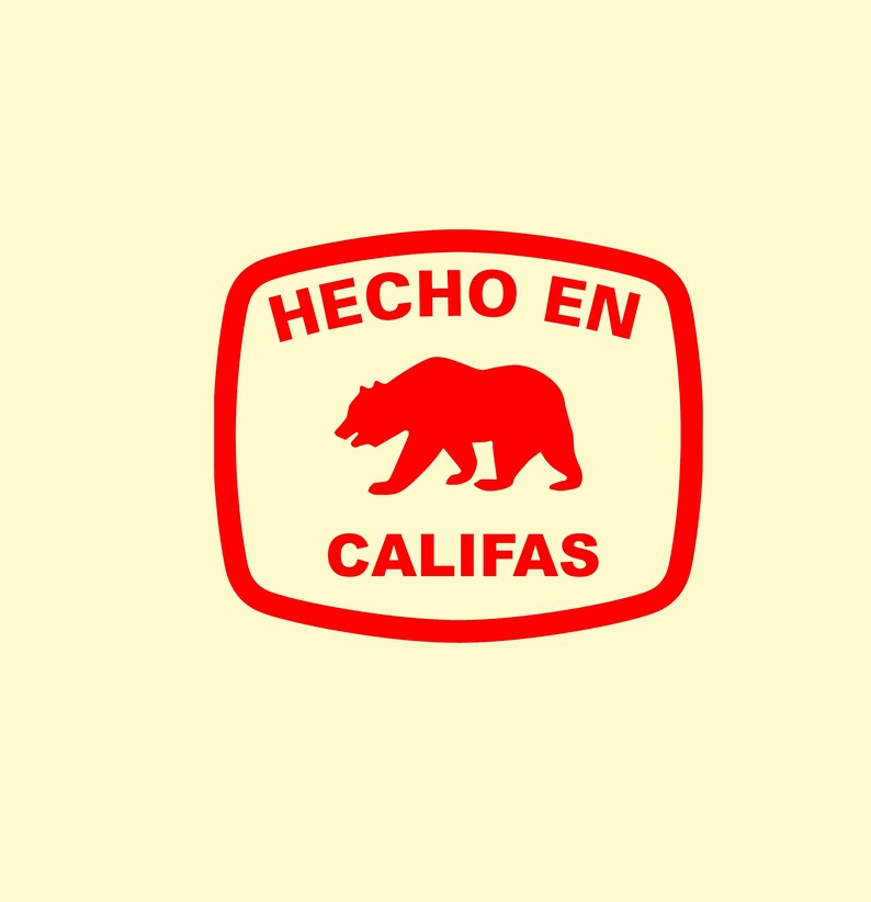 Hecho in You State Decals - Etsy
