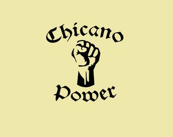 Chicano Power Vinyl Graphic Decal