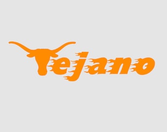 Tejano Die Cut Vinyl Decal