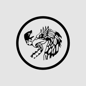 Mexican Eagle and Snake in Circle, Mexican Emblem, Mexican Coat of Arms, Mexican Flag