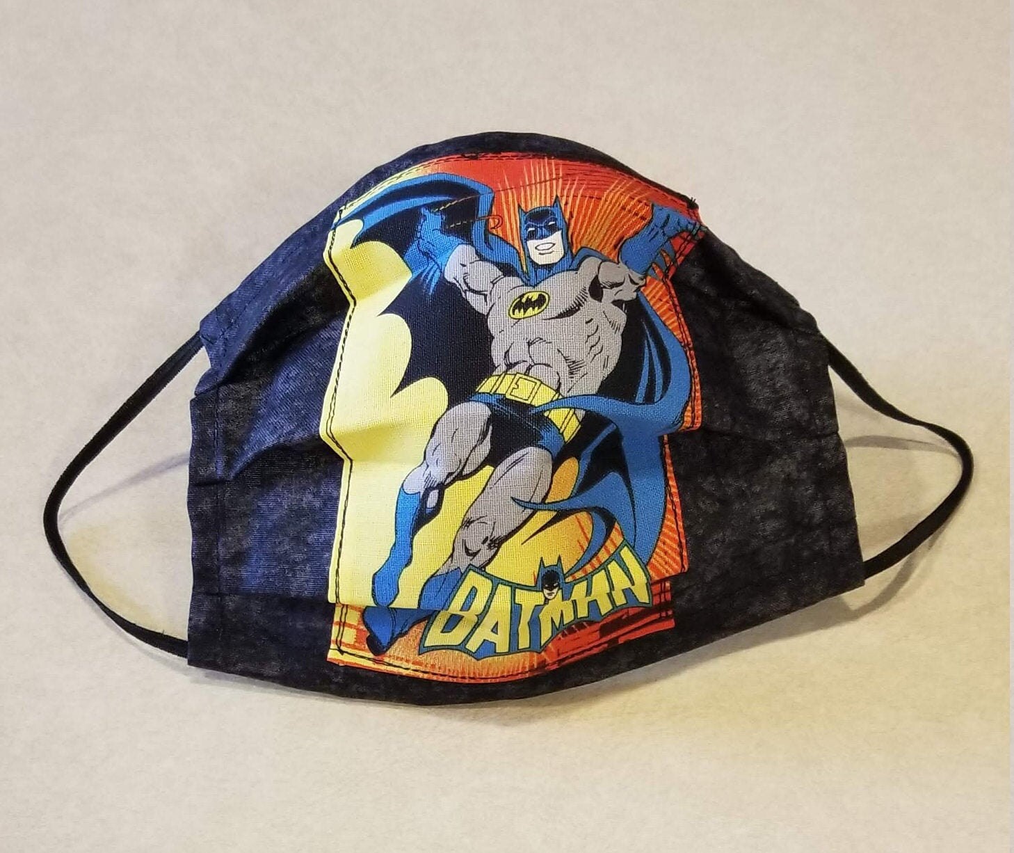DC Super Heroes Masks on Black masks Batman Wonderwoman Etsy