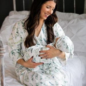 2-Piece Mother & Baby Loungewear/Sleepwear Set - Dusty Pink – Angel  Maternity USA