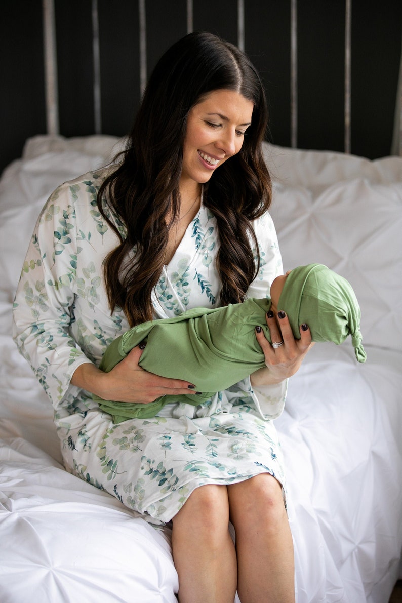Robe and Swaddle Setmatching Hospital Setmaternity Etsy