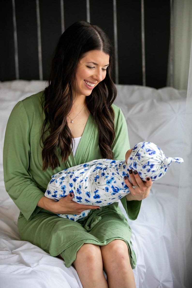 Hospital Robe and Swaddle Setmatching Sethospital Etsy