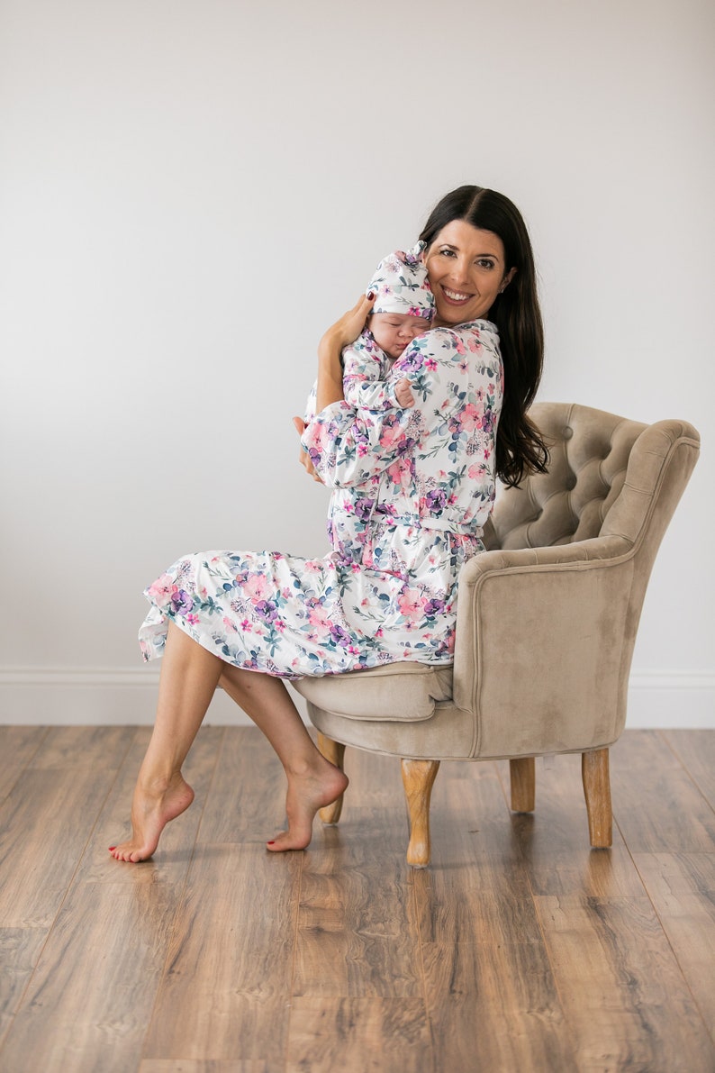 Robe and Swaddle SetMommy and Baby MatchingHospital Etsy