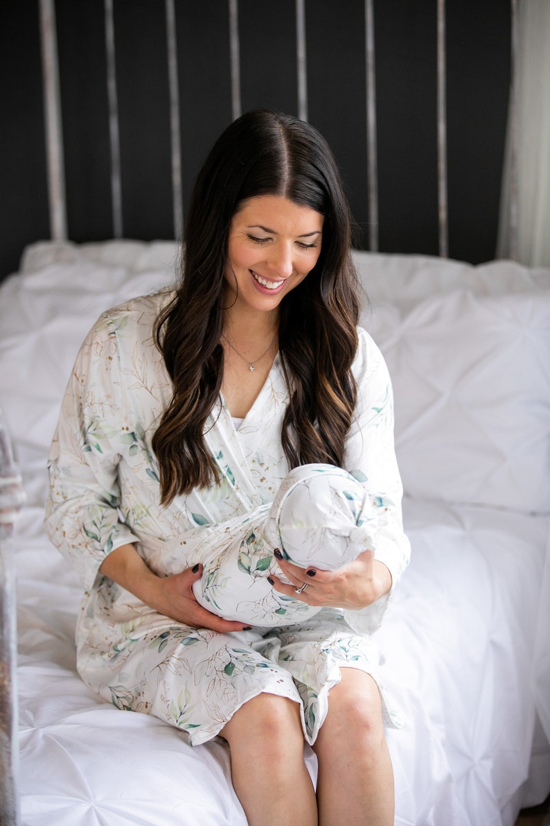 Robe and Swaddle Setmatching Hospital Sethospital Etsy