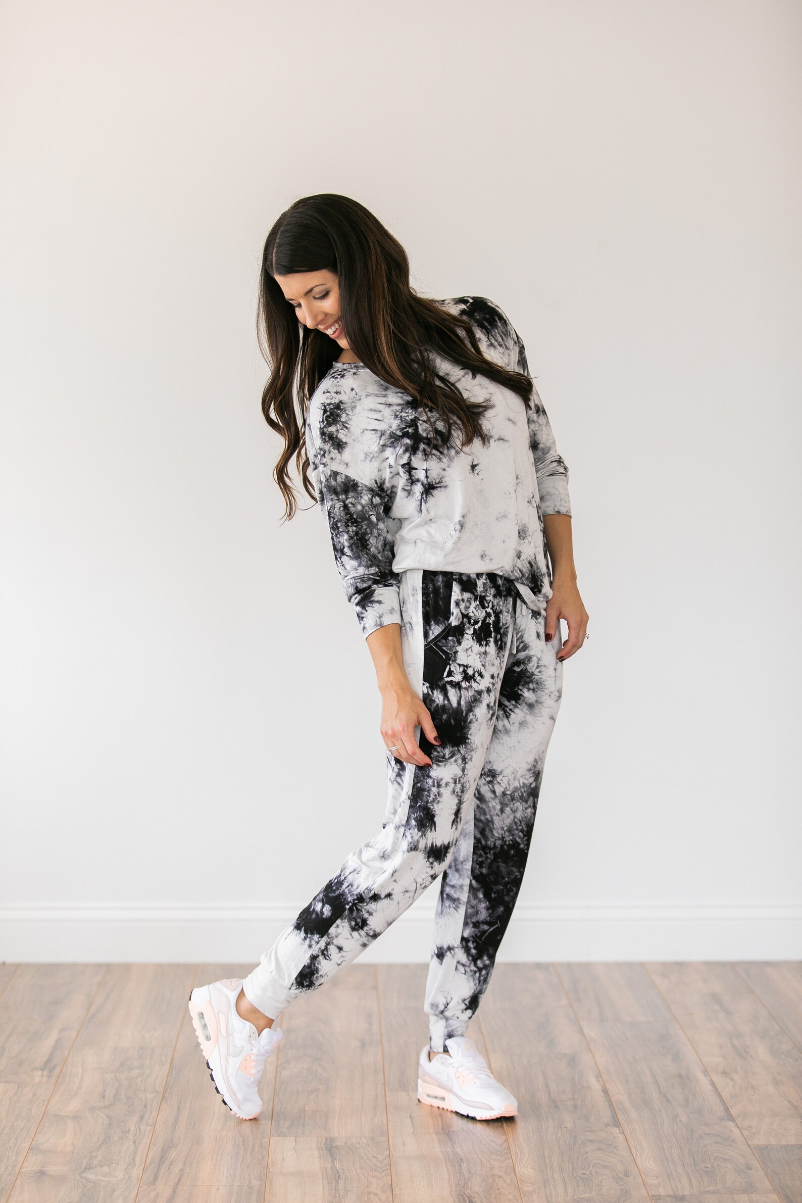 matching tie dye jogger set