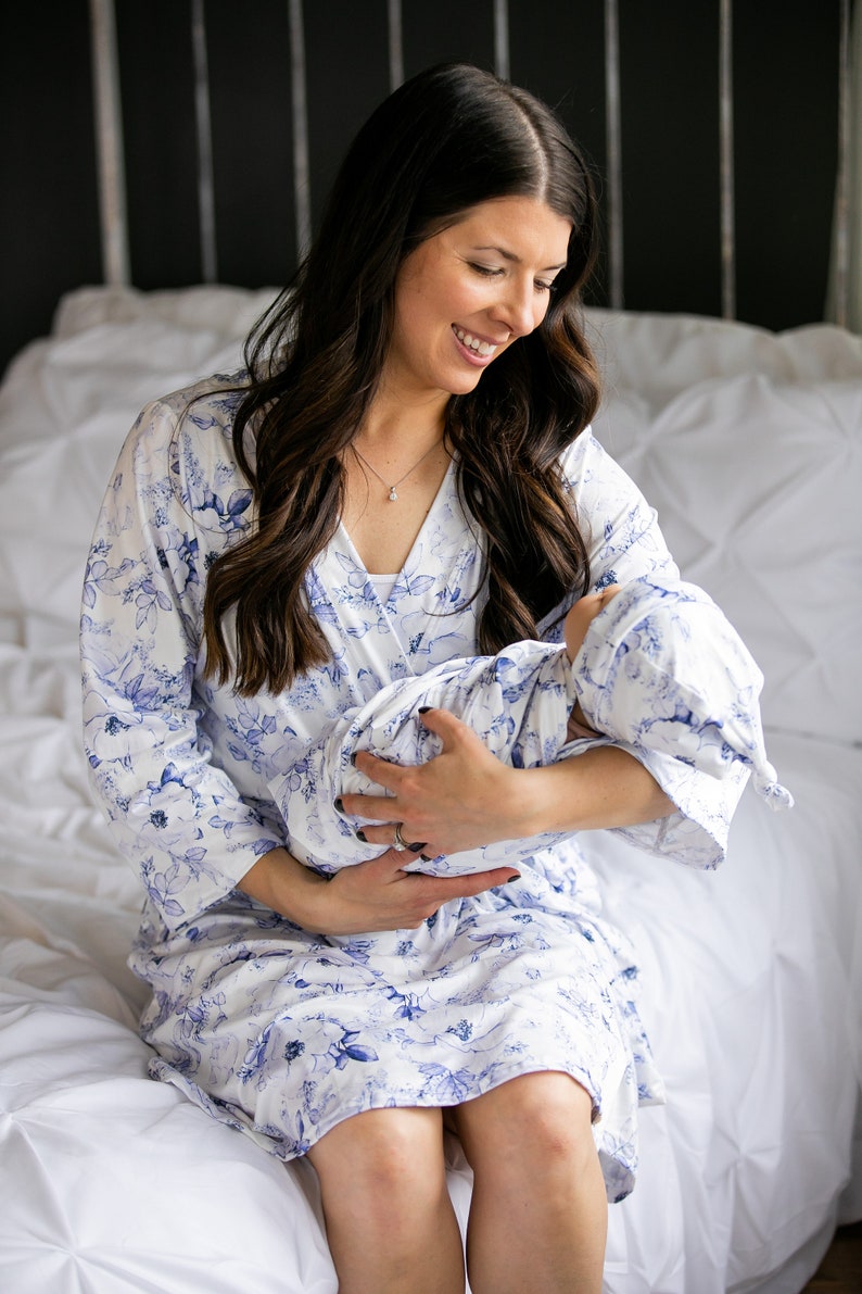 Robe and Swaddle Setmatchinghospital Sethospital Etsy