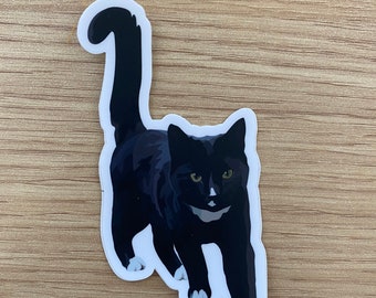 Black Cat Sticker